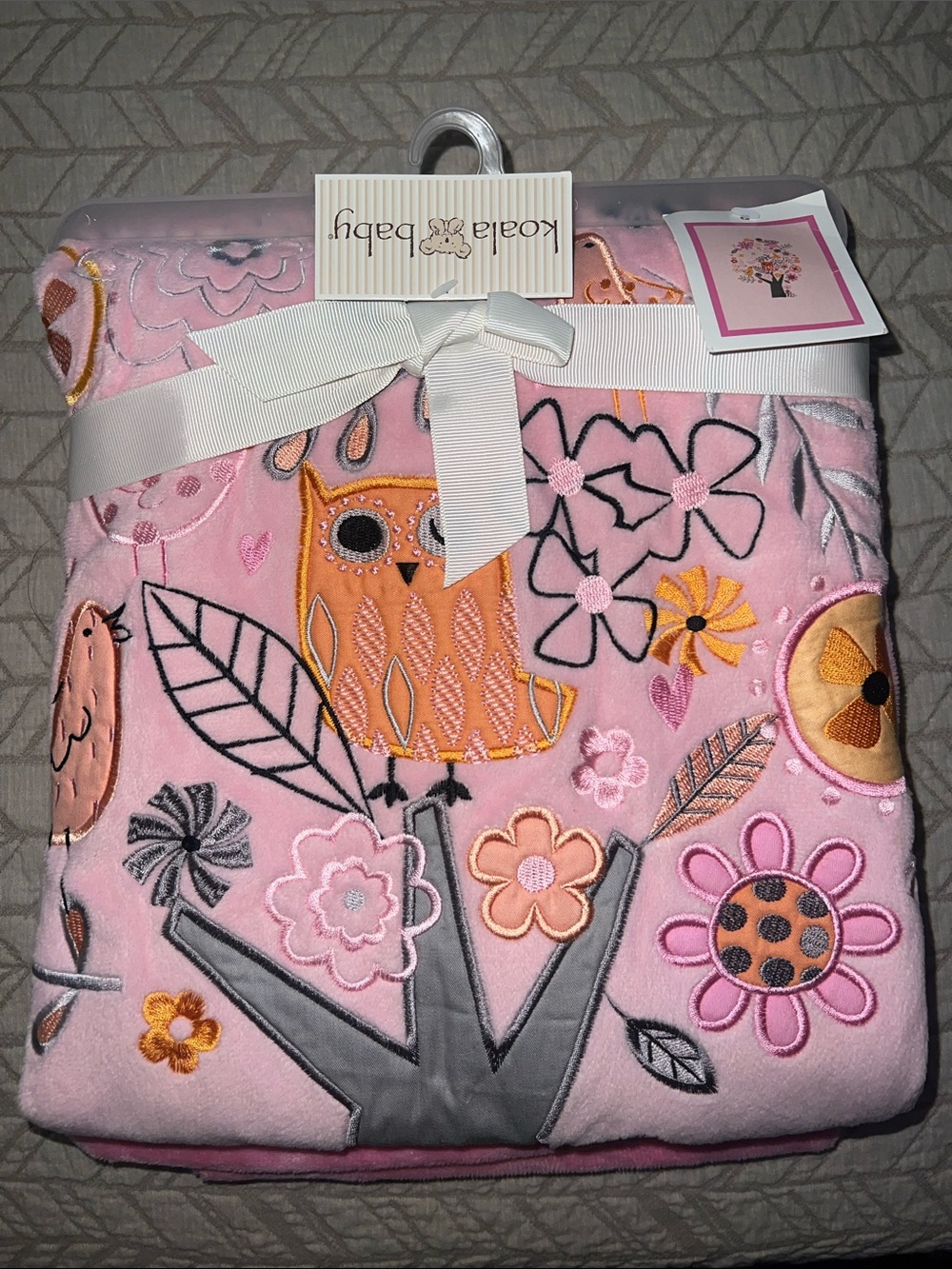 Koala Baby Plush Pink Baby Blanket